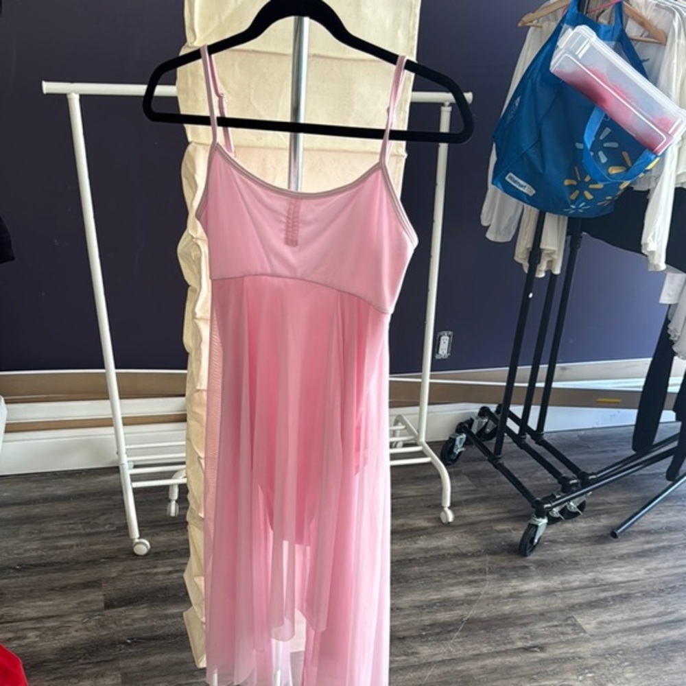 Elegant Pink Women's dance dress